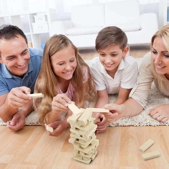 Wooden Rectangle Blocks(100 pieces) - Picture 4 of 4